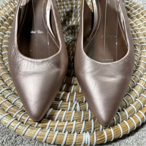 Donald J. Pliner Women’s Rimma Leather Slingback Heels Shoes in Blush Pink 11 - Picture 2 of 14